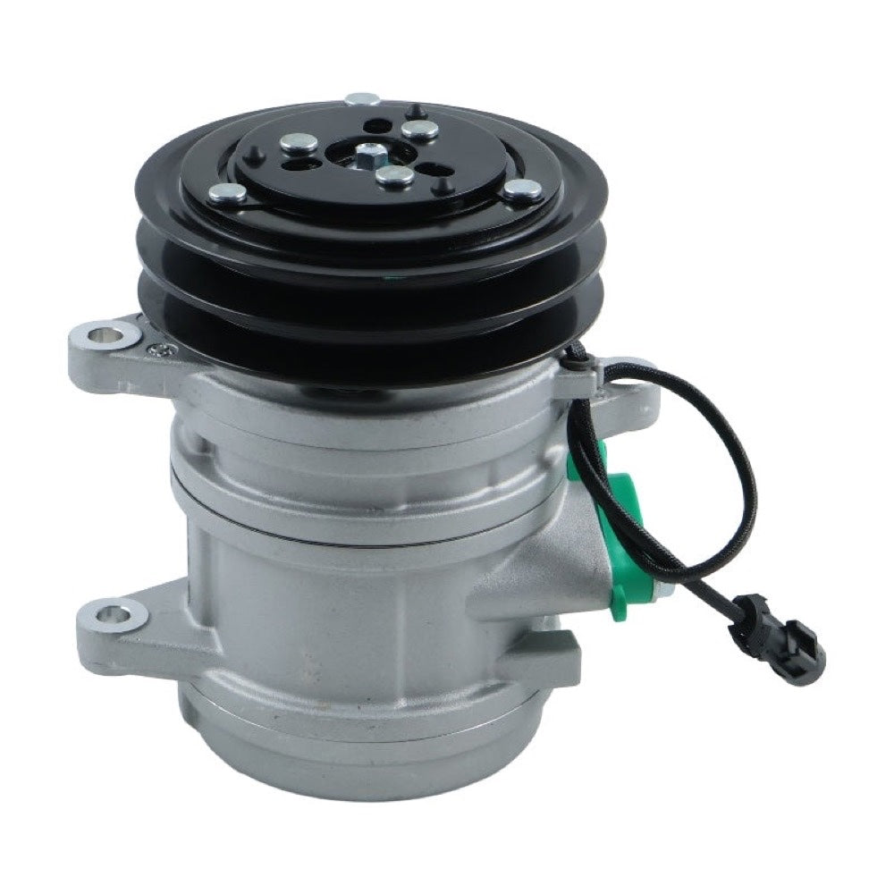 Delphi SP10 A/C Compressor 22E-979-1110 compatible with Komatsu Excavator PC30MR-2 PC35MR-2 PC50MR-2 PC75R-2 PC95R-2